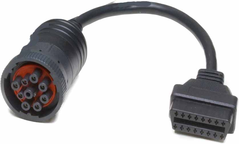 J1939 9p M to Obdii 16f Cable