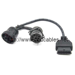 J1939S +J1939P To OBDII Female
