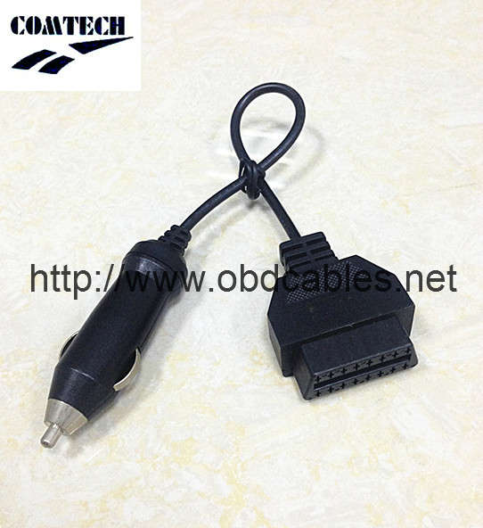 cigarette lighter M TO OBDII 16 F