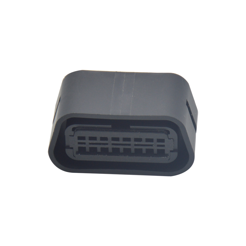OBD (J1962) 16P blue card with black body and rubber core