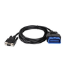 OBDII 16P J1962 Male TO D-USB 9P Female, Male, Automotive Diagnostic Line