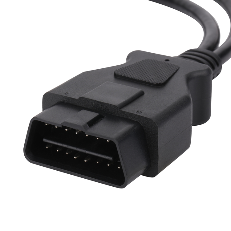 OBD2 Male To Female Head Drag Two Long Lines