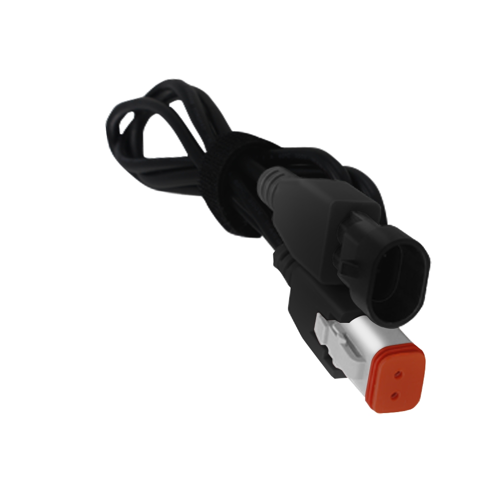 Male-to-female connector of heavy truck urea pump harness 2PIN