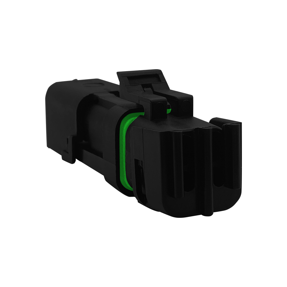 2-hole waterproof automobile connector