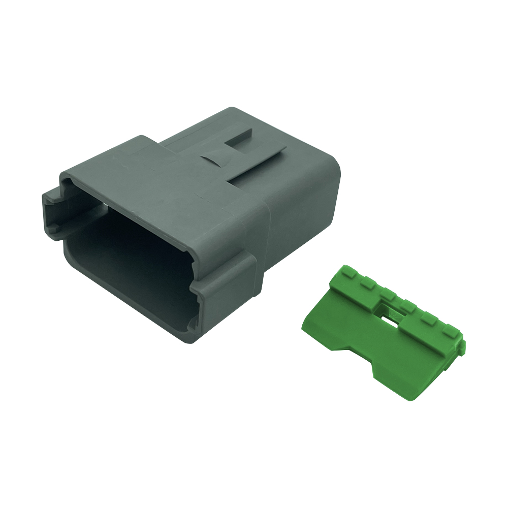 12 way internal thread plug shrink boot lip dt04-12pdeutsch DT connector kit