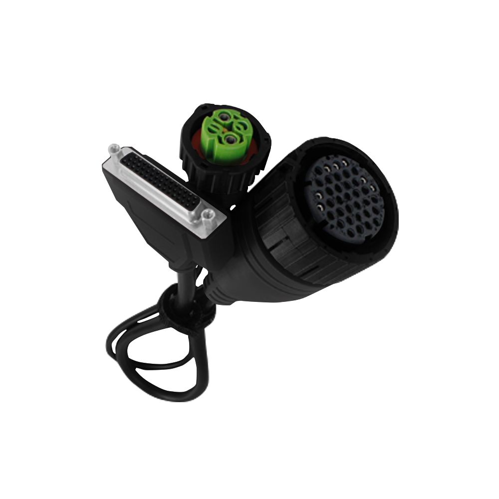 Transfer from DB male to DC female to Series test interface line length 1000mm black