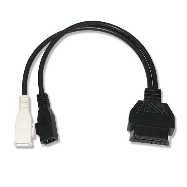 OBD-Ii 16P F to Audio 2P Cable