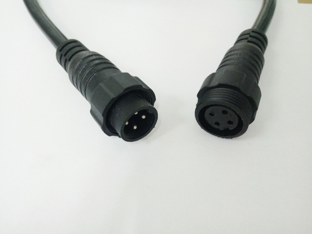 m19 4p female to m19 male waterproof cables