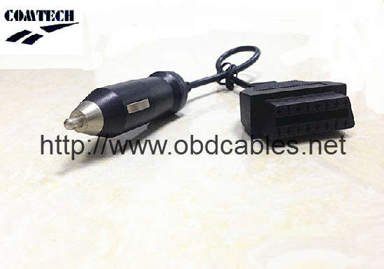 cigarette lighter M TO OBDII 16 F
