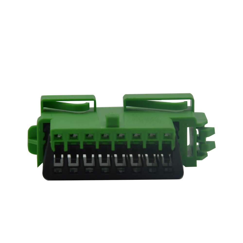 OBD (J1962) 16P Black Green Composite Core