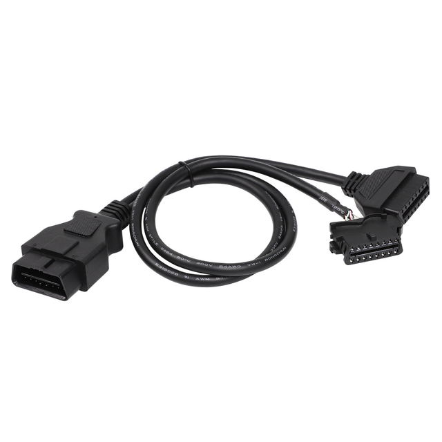 OBD2 Male To Female Head Drag Two Long Lines