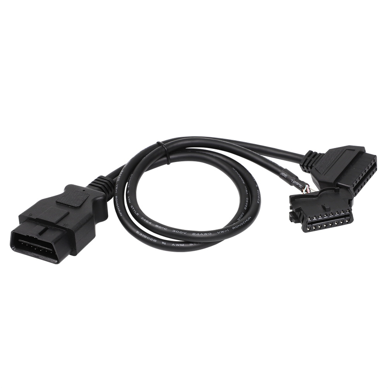 OBD2 Male To Female Head Drag Two Long Lines