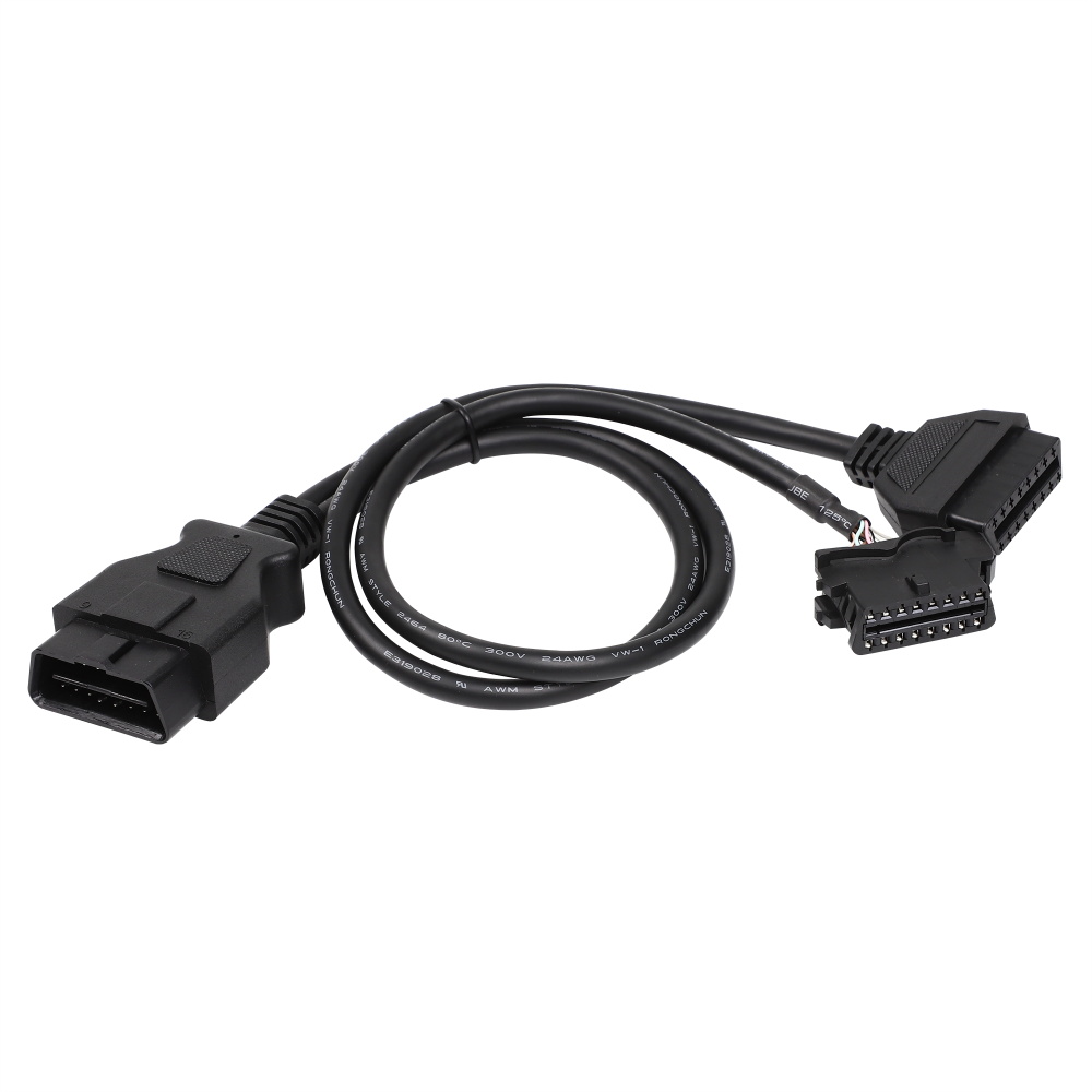 OBD2 Male To Female Head Drag Two Long Lines