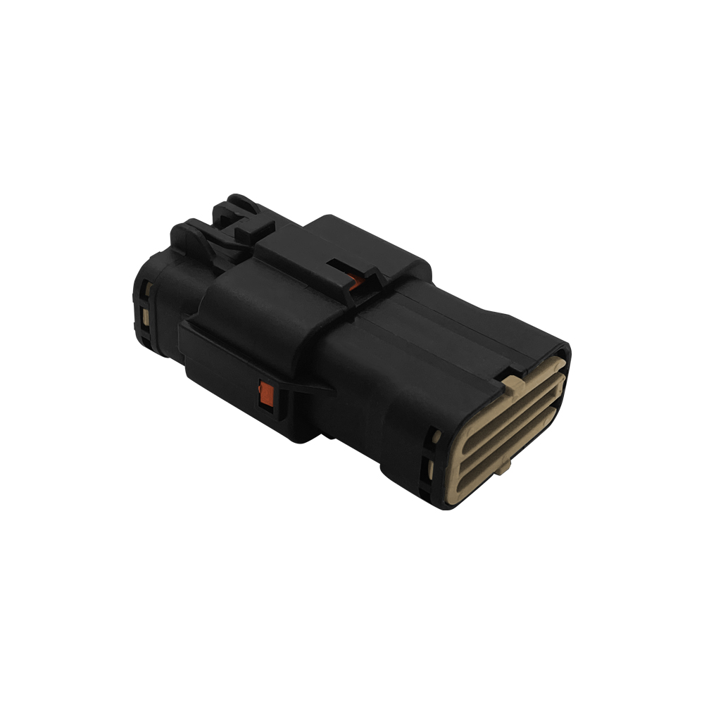 Automobile Connector Waterproof Connector 6-hole Harness Plug Black Gray with Terminal