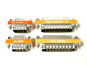 Null Modem &amp; RS232 Reverser Adaptors