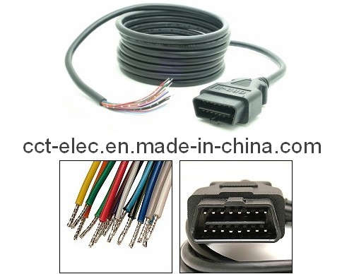 OBDII 16P M to Open Cable