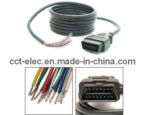 OBDII 16P M to Open Cable