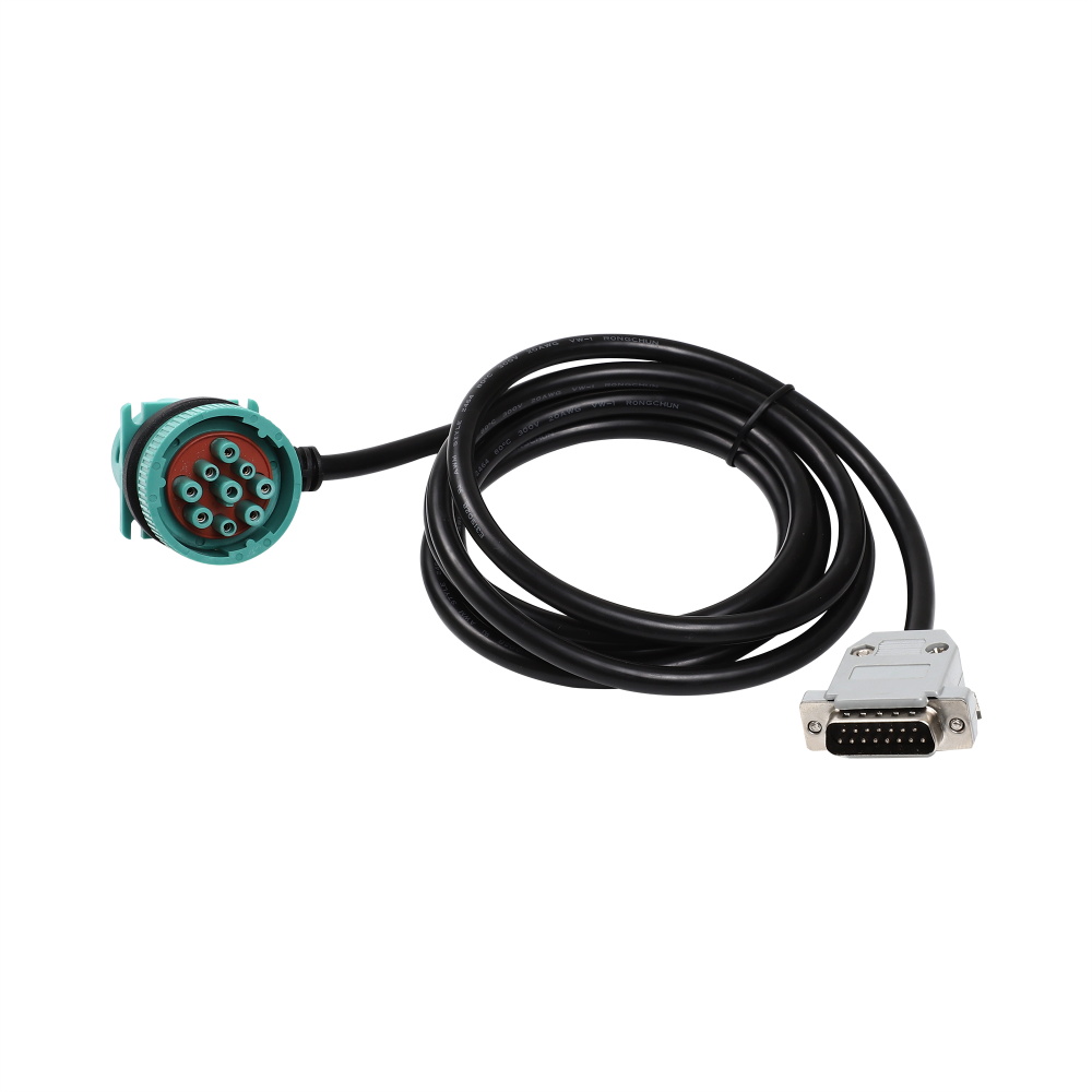 D-SUB 15P TO J1939 GREEN/J1708 Truck Diagnostic Extension