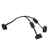 OBDII 16P Male-to-female Y Flat Extension Cord