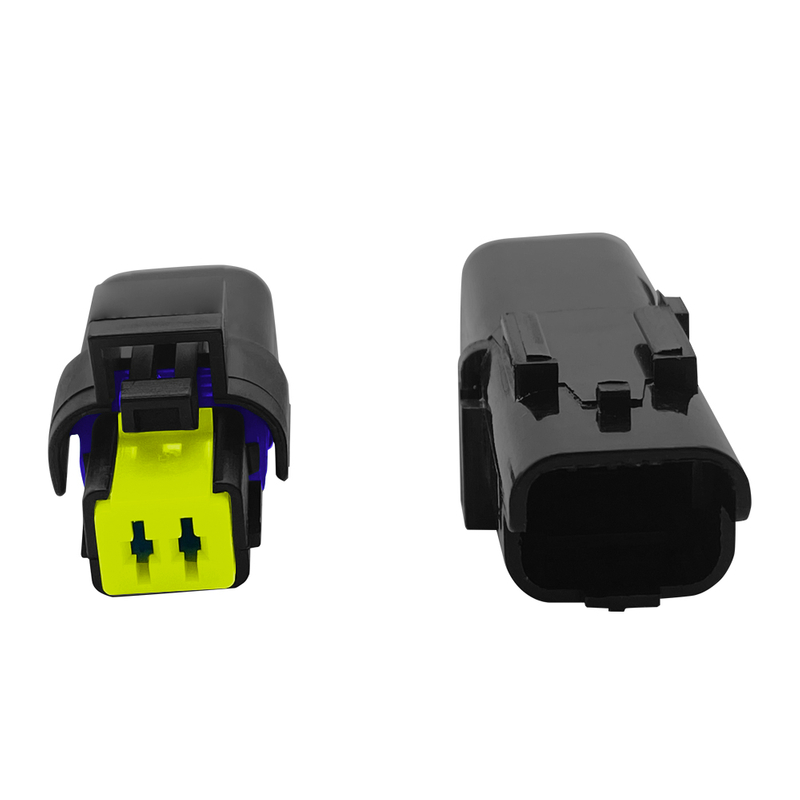 Automobile waterproof connector connector 2-core male-female connector